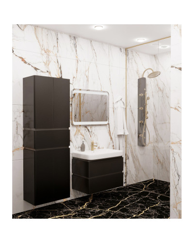 Тумба консольна Hilton Преміум з умивальником ZEN для ванної кімнати