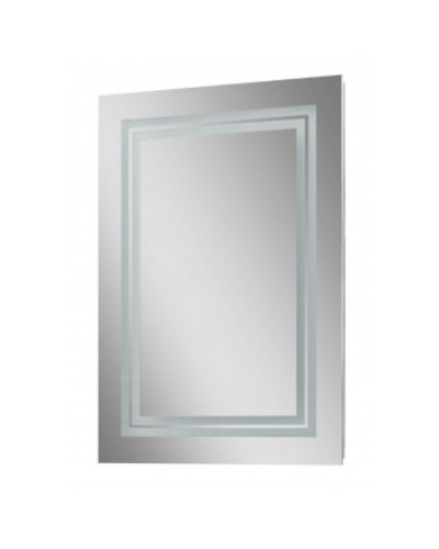 Дзеркало LED (ПВХ,кнопка ) для ванної кімнати