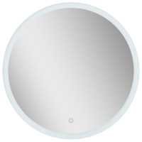 Дзеркало ЮВВІС Венера 800x800 мм з LED підсвіткою у ванну кімнату touch control