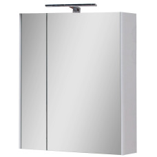 Дзеркальна шафа ЮВВІС Ельба Z-60 см з світильником в ванну кімнату