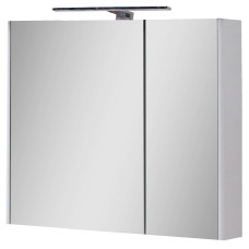 Дзеркальна шафа ЮВВІС Ельба Z-80 см з світильником в ванну кімнату