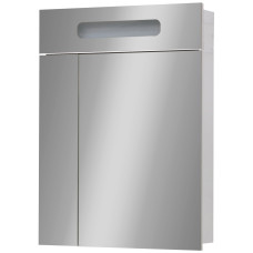 Дзеркальна шафа ЮВВІС Марко Z-60 см з LED підсвіткою в ванну кімнату