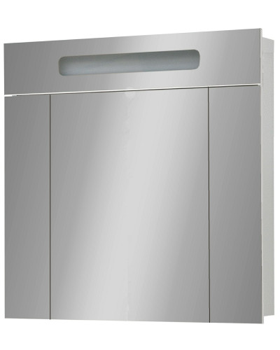 Дзеркальна шафа ЮВВІС Марко Z-80 см з LED підсвіткою в ванну кімнату