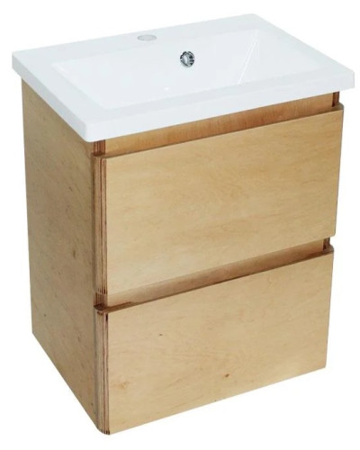 Тумба Bianco консольна з умивальником Bianco (2 ящики)