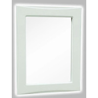 Дзеркало Альпіна 55 з Led-підсвіткою біле