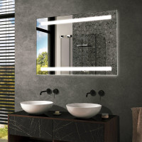 Дзеркало Mirror Trade S №15 800х700 мм з дизайнерською контурною LED-підсвіткою в ванну кімнату