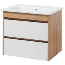  Тумба з умивальником 60 см біла підвіcна ЮВВИС ЮВВІС Венера ТП-2 Д 60 "Vesta"