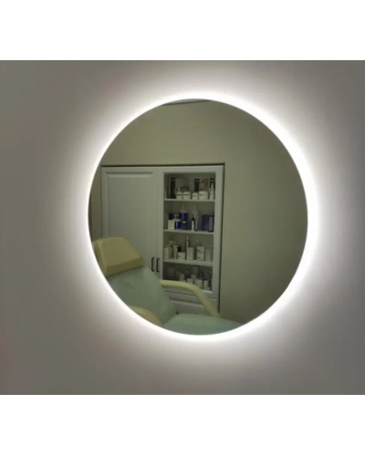 Дзеркало VIDRIO Perla кругле з LED-підсвіткою в ванну кімнату