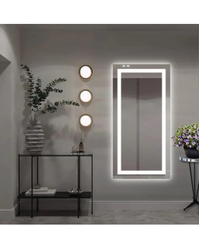 Дзеркало VIDRIO Debut plus 600х1200 прямокутне з LED-підсвіткою в ванну кімнату