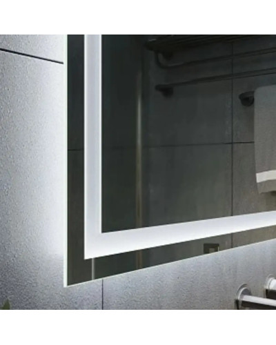 Дзеркало VIDRIO Debut plus 600х1200 прямокутне з LED-підсвіткою в ванну кімнату