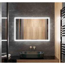Дзеркало VIDRIO Eternity horizontal прямокутне з LED-підсвіткою в ванну кімнату