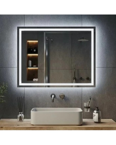 Дзеркало VIDRIO Galaxy horizontal plus прямокутне з LED-підсвіткою в ванну кімнату