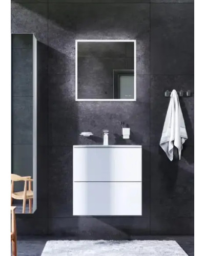 Дзеркало VIDRIO Mateo квадратне з LED-підсвіткою в ванну кімнату