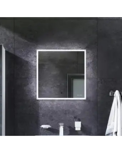 Дзеркало VIDRIO Mateo квадратне з LED-підсвіткою в ванну кімнату