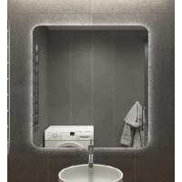 Дзеркало VIDRIO Luis квадратне з LED-підсвіткою в ванну кімнату