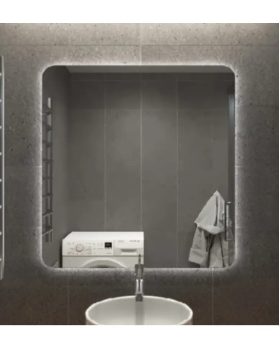 Дзеркало VIDRIO Luis квадратне з LED-підсвіткою в ванну кімнату