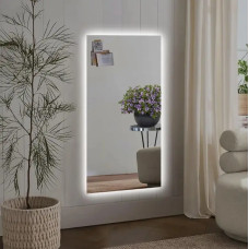 Дзеркало VIDRIO Аina long 600х1200 прямокутне з LED-підсвіткою в ванну кімнату