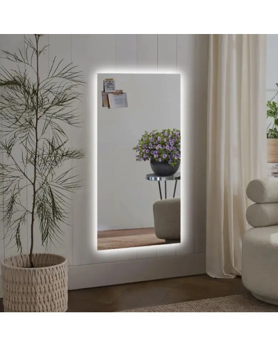 Дзеркало VIDRIO Аina long 600х1200 прямокутне з LED-підсвіткою в ванну кімнату