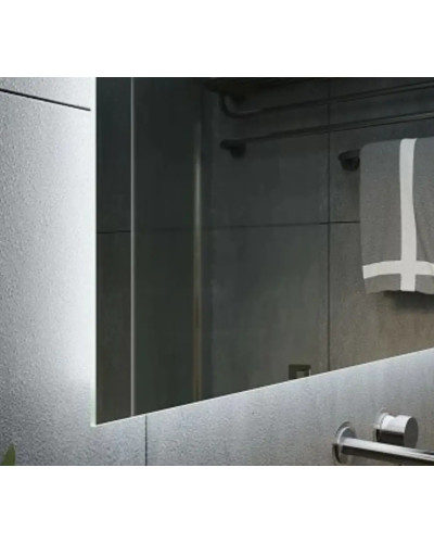 Дзеркало VIDRIO Аina long 600х1200 прямокутне з LED-підсвіткою в ванну кімнату