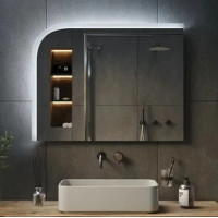 Дзеркало VIDRIO Dosso прямокутне з LED-підсвіткою в ванну кімнату