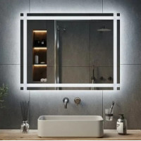 Дзеркало VIDRIO Ofelia прямокутне з LED-підсвіткою в ванну кімнату