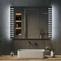 Дзеркало VIDRIO Silvio прямокутне з LED-підсвіткою в ванну кімнату