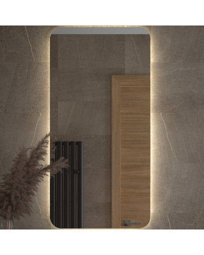 Дзеркало VIDRIO Рhantom long 600x1200 прямокутне з LED-підсвіткою в ванну кімнату