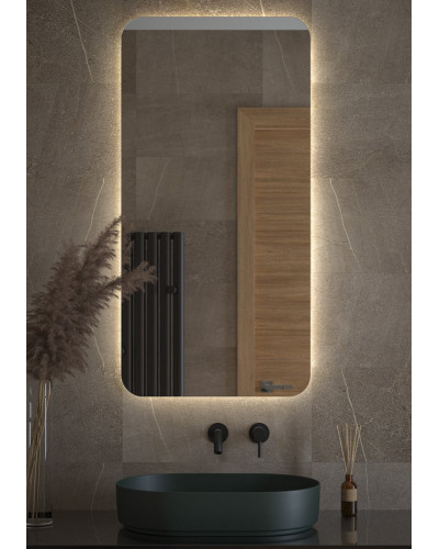 Дзеркало VIDRIO Рhantom long 600x1200 прямокутне з LED-підсвіткою в ванну кімнату
