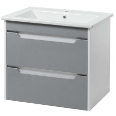 Тумба ЮВВІС Valencia NEW grey ТП-2 Д 70 см з умивальником Vesta