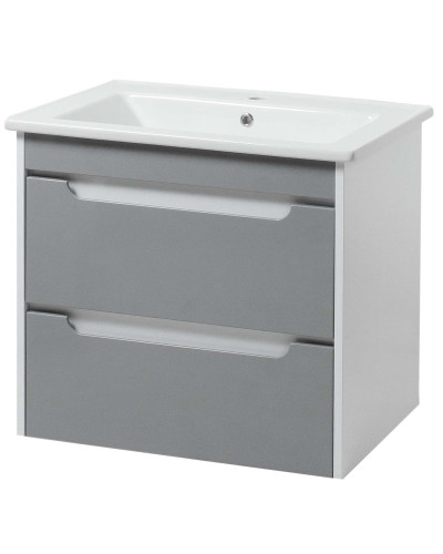 Тумба ЮВВІС Valencia NEW grey ТП-2 Д 70 см з умивальником Vesta