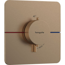 Термостат прихованого монтажу на 1 споживач Hansgrohe ShowerSelect Comfort Q для душу, Brushed Bronze