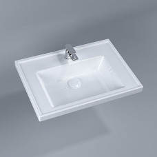 Умивальник накладний Quarter Bath New Line 65х45, білий