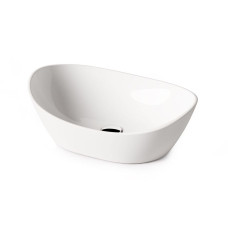 Умивальник на стільницю PAA Amore, литий камінь, 60х37, Glossy Alpine White
