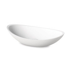 Умивальник накладний PAA Felice, Silkstone, без переливу, 69х37, 5, Matte White