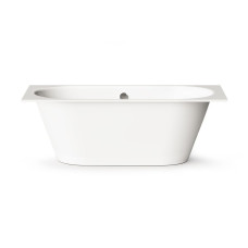 Ванна зі штучного каменю PAA Vario XL, пристінна, 185х80, Glossy Alpine White