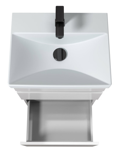 Тумба MoonShine 50 з умивальником Sempre 50 підлогова Мойдодир