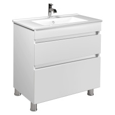 Тумба MoonShine 80 з умивальником Su-80 на ніжках Мойдодир