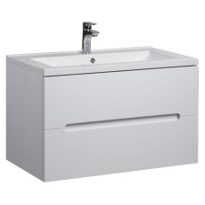 Тумба Octavio 80-A з умивальником Cosmopolitan 80 біла Мойдодир
