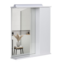 Дзеркало з шафкою Мойдодир СТ-60 з LED-підсвіткою у ванну кімнату