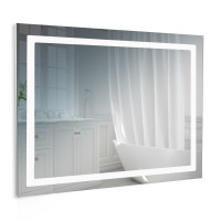 Дзеркало Мойдодир Olive 100х70 / 70х100 з LED підсвіткою у ванну кімнату