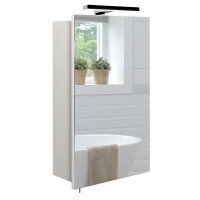 Дзеркальна галерея Мойдодир Руна 41 з LED підсвіткою у ванну кімнату