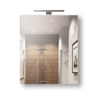 Дзеркальна галерея Мойдодир Руна 54 з LED підсвіткою у ванну кімнату