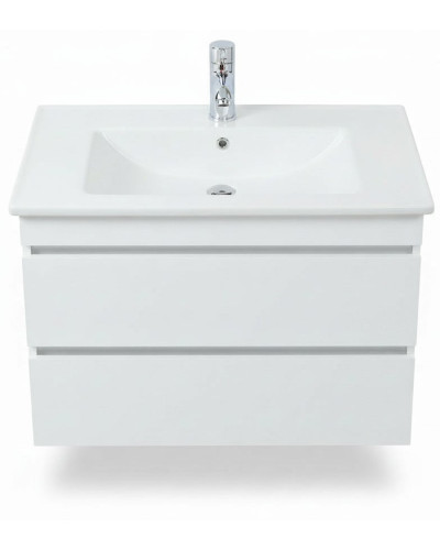 Тумба з умивальником 60 см підвісна біла в ванну кімнату ЮВВІС Монако ТП-2 60 "Vesta"