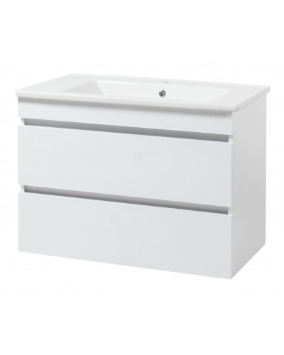 Тумба з умивальником 60 см підвісна біла в ванну кімнату ЮВВІС Монако ТП-2 60 "Vesta"