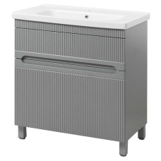  Тумба ЮВВІС Aria бетон матовий ТНБ-2 Д 65 см з умивальником Fenova