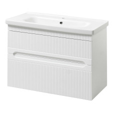  Тумба ЮВВІС Aria білий матовий ТПБ-2 Д 65 см з умивальником Fenova