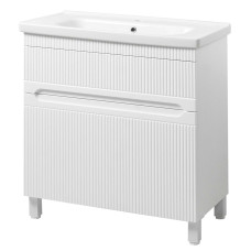  Тумба ЮВВІС Aria білий матовий ТНБ-2 Д 65 см з умивальником Fenova