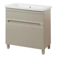  Тумба ЮВВІС Aria мокко матовий ТНБ-2 Д 65 см з умивальником Fenova