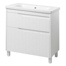  Тумба ЮВВІС Florence білий матовий ТНБ-2 Д 80 см з умивальником Bolero