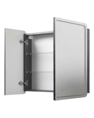 Дзеркальна шафа VIVACE антрацит Z-80 LED touch control